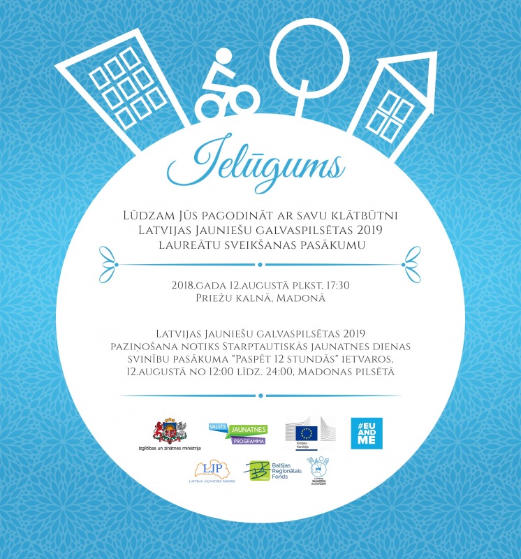 Paziņos titula “Latvijas Jauniešu galvaspilsēta 2019” ieguvēju 