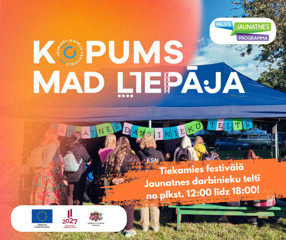 IZM piedalīsies jauniešu iespēju festivālā "Kopums"/ "Mad  Liepāja" 