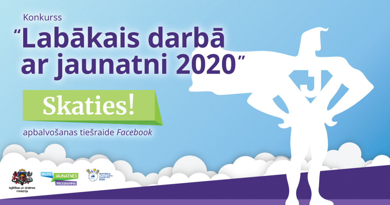 Apbalvošanas ceremonija  “Labākais darbā ar jaunatni 2020” 