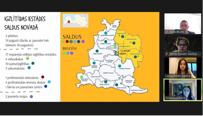 Tikšanās ar Saldus novada pašvaldību