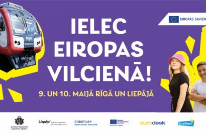 “Ielec Eiropas vilcienā!”: jauniešus aicina doties divu dienu piedzīvojumā uz Liepāju 