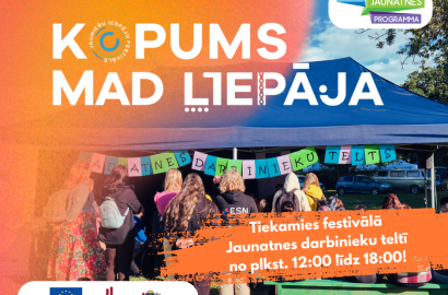 IZM piedalīsies jauniešu iespēju festivālā "Kopums"/ "Mad  Liepāja" 