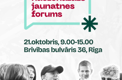 Pirmo reizi jaunieši no visas Latvijas pulcēsies Nacionālajā Jaunatnes forumā 