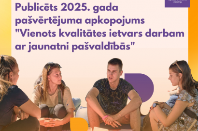 Publicēts 2025. gada pašvērtējuma apkopojums "Vienots kvalitātes ietvars darbam ar jaunatni pašvaldībās"
